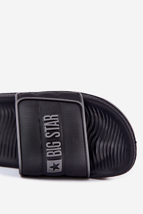 Męskie Klapki Big Star RR174A043 Czarne
