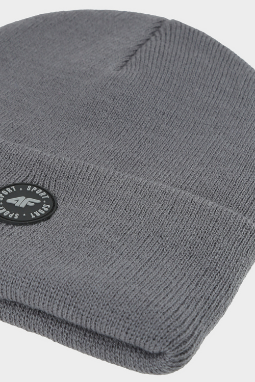 Dziecięca Czapka Zimowa 4F 4FJWAW24ACAPU444-23S Ciemnoszara