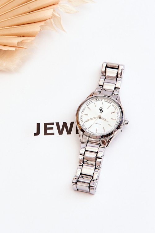 Wodoodporny Zegarek Damski GG Luxe Srebrny