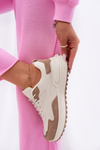 Sneakersy Damskie Big Star RR274A216 HI-POLY SYSTEM Beżowe