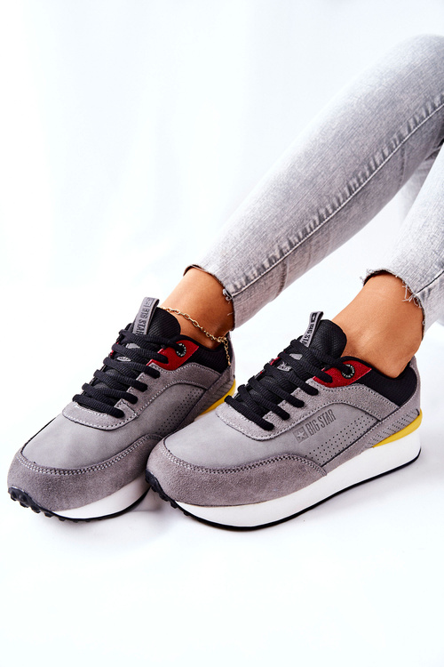 Buty Sportowe Memory Foam Big Star II274406 Szare