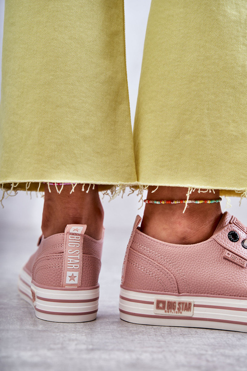 Niskie Damskie Trampki Big Star KK274016 Różowe