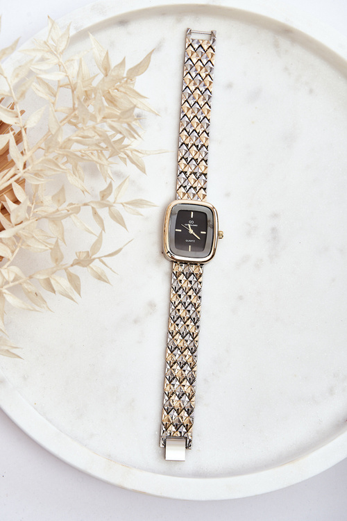 Modny Stalowy Zegarek Giorgio&Dario Złoto-Srebrny