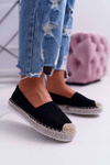 Espadryle Damskie Czarne Carian 