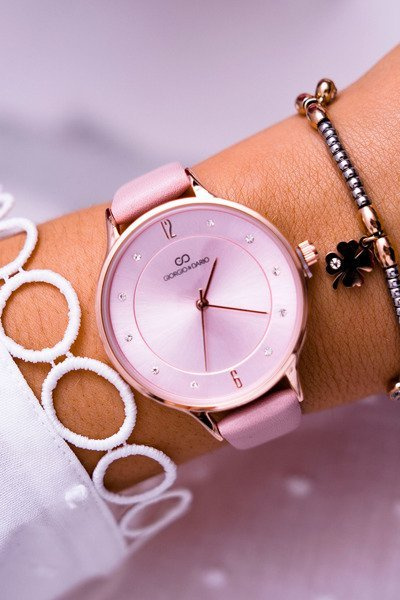 Damski Zegarek Giorgio & Dario Różowy Yenea