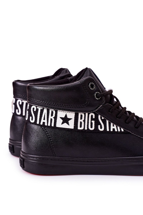 Trampki Męskie Big Star Wysokie Czarne EE174339