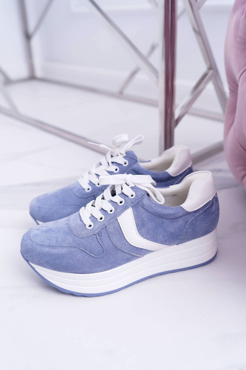 Sportowe Damskie Niebieskie Buty SportFreak