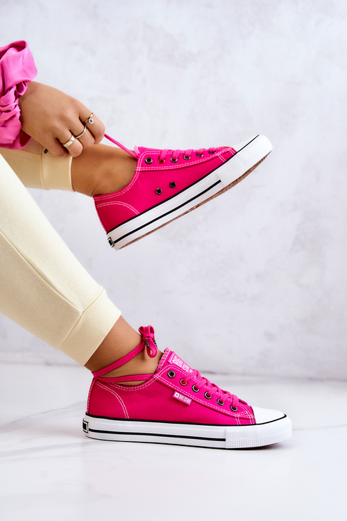 Niskie Trampki Damskie Big Star JJ274A005 Fuksja