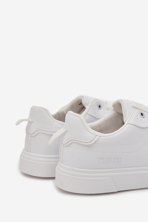 Trampki Sneakersy Męskie Z Eko Skóry Big Star OO174118 Białe