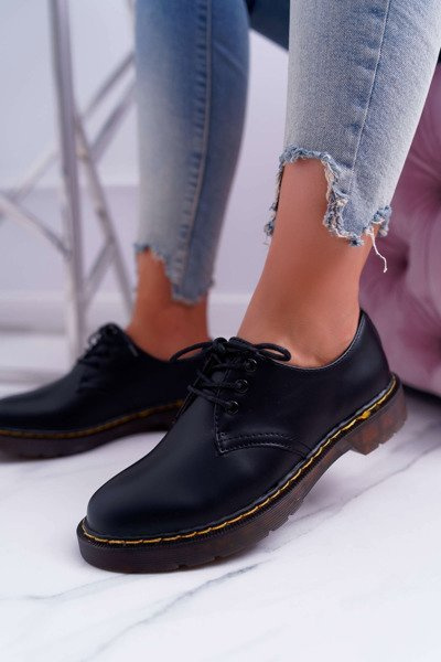 Damskie Półbuty Czarne Martin