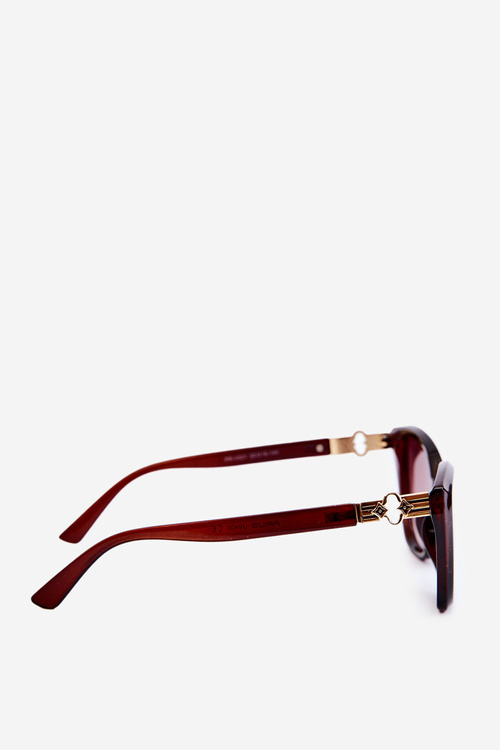 Okulary Przeciwsłoneczne Damskie UV400 Ciemnobrązowe