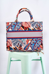 Duża Klasyczna Torebka W Print Multikolor Micola