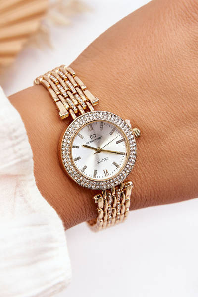 Stalowy Damski Zegarek Giorgio&Dario Złoty