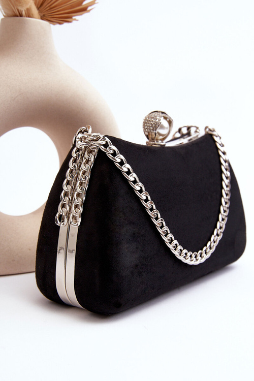 Torebka Wizytowa Kopertówka Nadrei Czarna