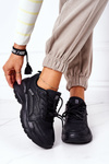 Damskie Sportowe Buty Sneakersy Big Star EE274462 Czarne