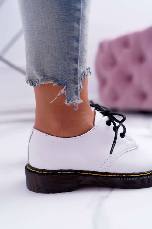 Damskie Półbuty Białe Martin