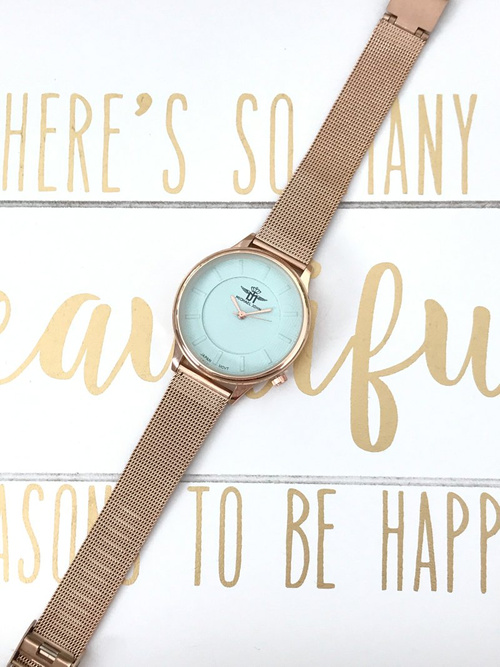 Damski Zegarek Michael John Sceptre Błękitna Tarcza