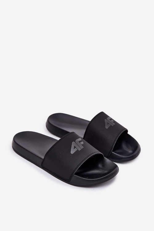 Klapki Męskie 4F 4FRMM00FSLIM011-21S Czarne