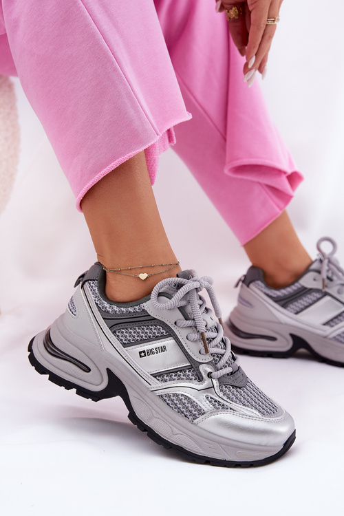 Sneakersy Damskie Big Star RR274A193 Szare