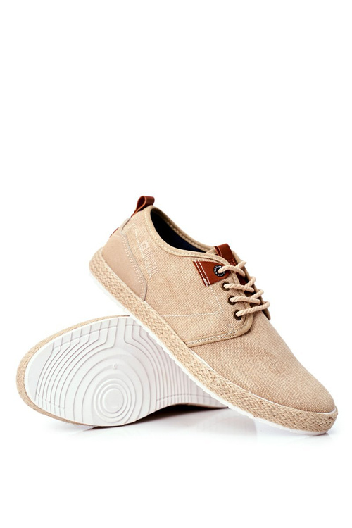 Esapdryle Męskie Big Star Beżowe FF174153