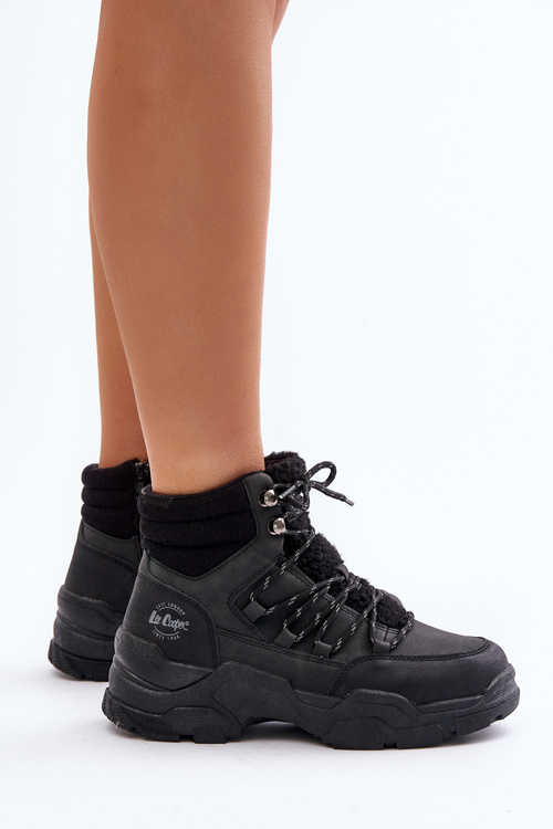 Ocieplane Trapery Damskie Lee Cooper LCJ-24-03-3060L Czarne