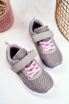 Sportowe Buty Dziecięce Na Rzepy Szare Mirabell