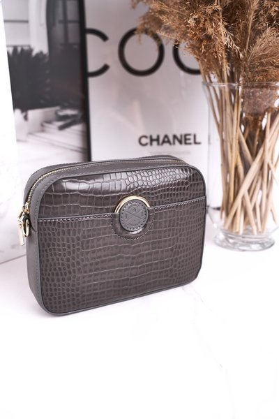 Mała Torebka Damska Listonoszka MONNARI BAG7480-019 Szara