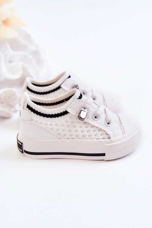 Dziecięce Wsuwane Trampki Big Star JJ374394 Białe