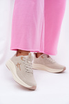 Buty Sportowe Sneakersy Damskie Big Star RR274A145 HI-POLY SYSTEM Beżowe