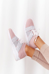Damskie Sportowe Buty Memory Foam Big Star HH274353 Różowe