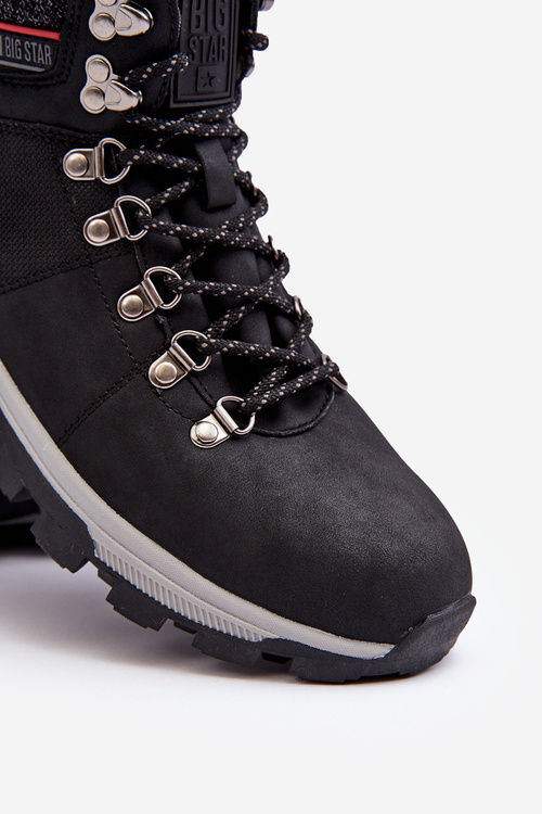 Męskie Buty Trekkingowe Big Star KK174215 Czarne