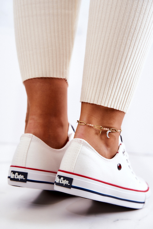 Damskie Trampki Lee Cooper LCW-22-31-0875L Białe