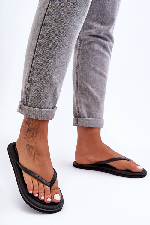 Damskie Klasyczne Japonki 4F 4FSS23FFLIF067-20S Czarne