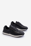 Sneakersy Męskie Skórzane BIG STAR NN174287 Czarne