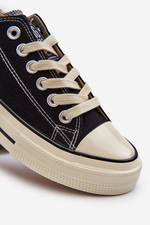 Niskie Trampki Męskie Big Star NN174099 Czarne