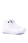 Big Star Dziecięce Wysokie Białe Trampki Sneakersy BB374141