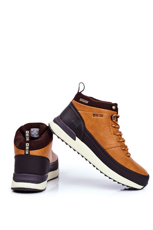 Trekkingowe Męskie Buty Big Star Outdoor Camel GG174561