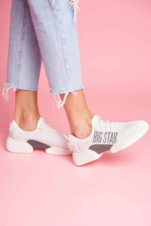 Damskie Sportowe Obuwie Big Star Białe FF274282