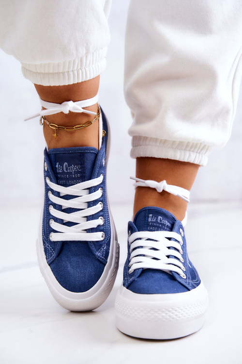 Damskie Tenisówki Lee Cooper LCW-22-31-0834L Niebieskie