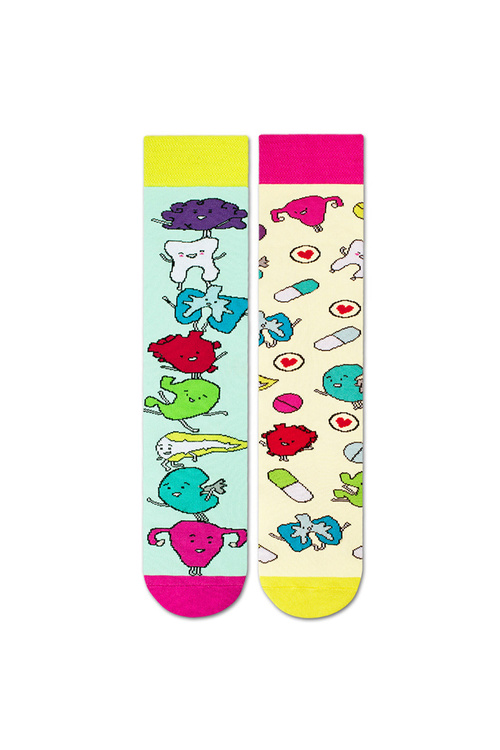 Zestaw Skarpetki Zooksy mixTURY Organsy 2 Pary