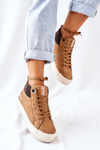Wysokie Ocieplane Trampki Big Star II274145 Camel