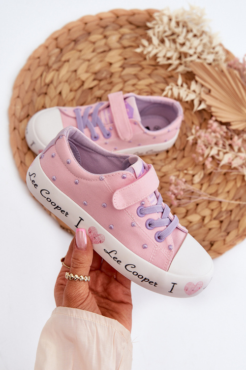 Trampki Dziewczęce Lee Cooper LCW-24-02-2160 Różowe