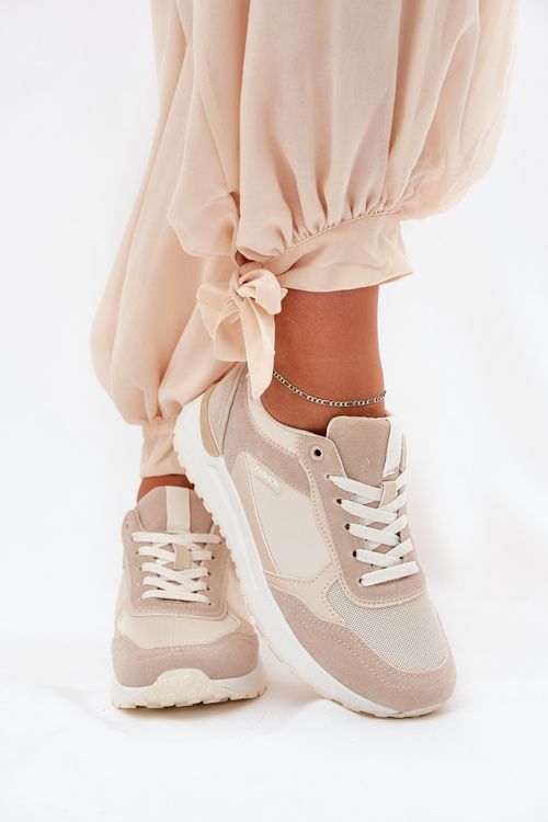 Buty Sportowe Damskie Beżowe Laaksona