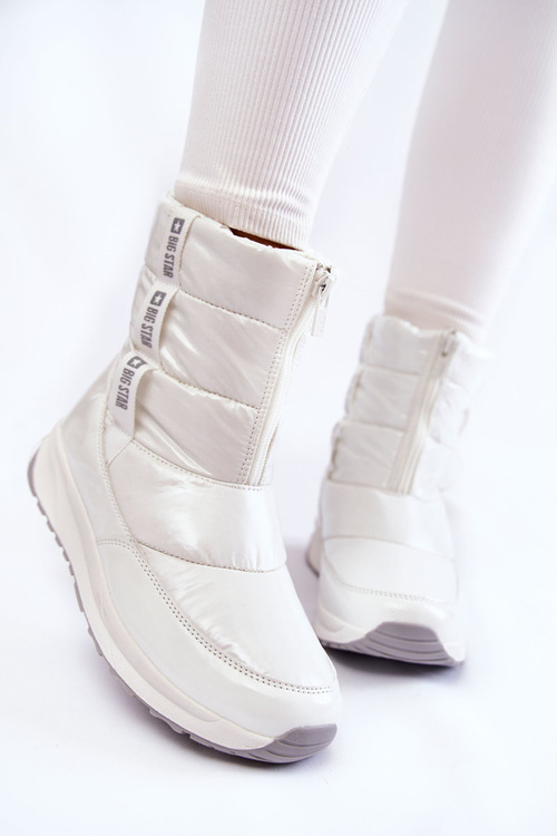 Damskie Śniegowce Big Star KK274393 Białe