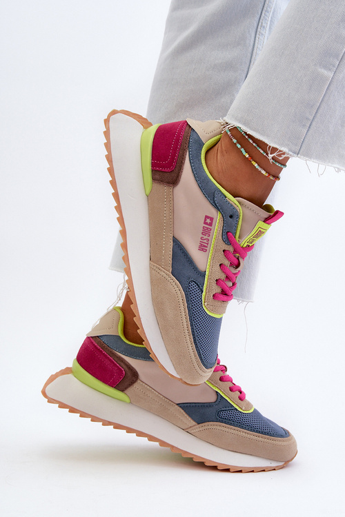 Sneakersy Damskie Memory Foam System Big Star NN274692 Multikolor