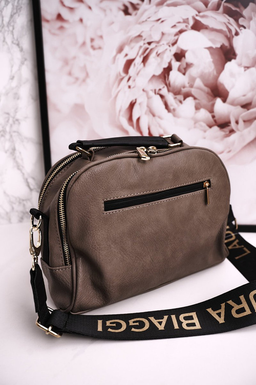 Torebka Listonoszka Kuferek LAURA BIAGGI Beżowa