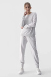 Damskie Spodnie Dresowe Joggery 4F 4FWMM00TTROF0945-27M Szare