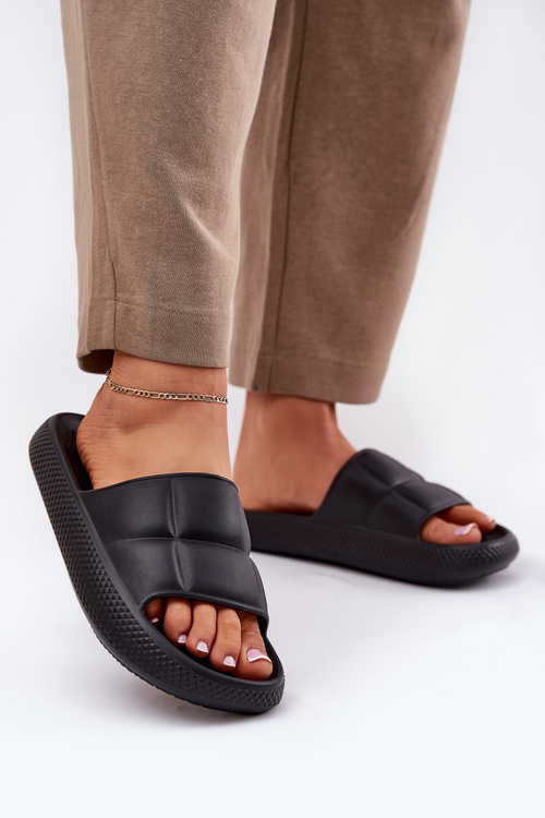 Piankowe Klapki Damskie LEE MAYA SLIDER WOMEN LOW 50251016 Czarne