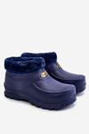 Męskie Ocieplane Piankowe Kalosze Granatowe Tanyo