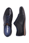 Półbuty Męskie Casual Skórzane Nikopol Czarne 1730